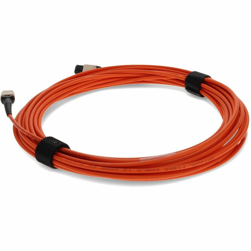 AddOn 6m MPO/UPC to MPO/UPC Orange OM1 OFNR (Riser-Rated) 12-Strand Fiber Patch Cable - 19.7 ft (6 m) Fiber Optic Network Cable for - (ADD-MPOMPO-6M6MM)