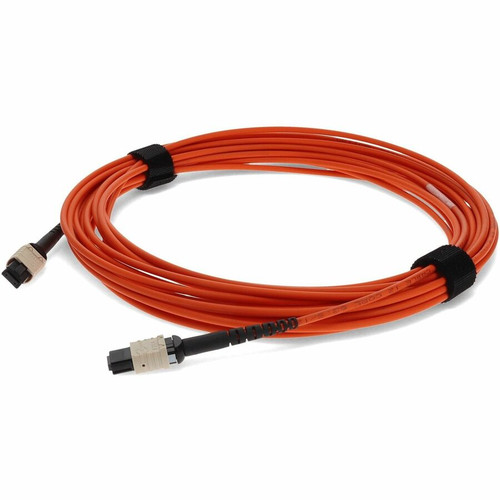 AddOn 7m MPO/UPC to MPO/UPC Orange OM1 OFNR (Riser-Rated) 12-Strand Fiber Patch Cable - 23 ft (7 m) Fiber Optic Network Cable for Hub, (Fleet Network)