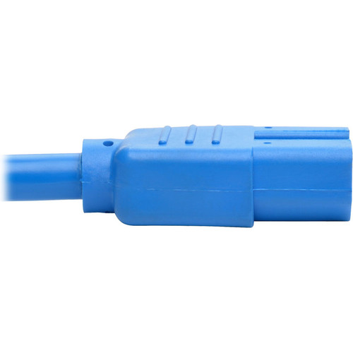 Tripp Lite by Eaton P018-002-ABL Standard Power Cord - IEC C14 to C15 - 230V/15A - 2 ft Blue - UL-Listed