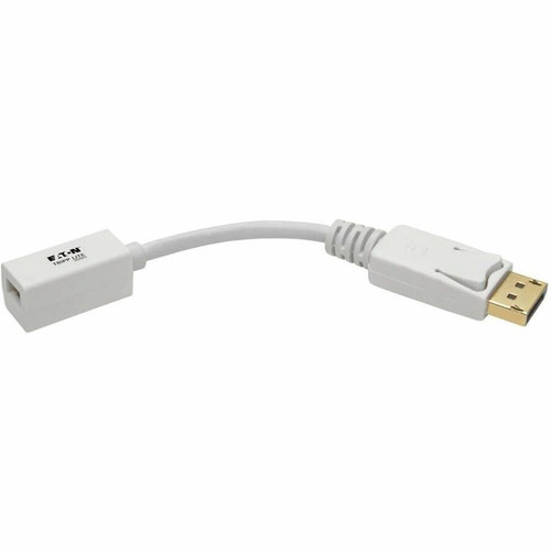 Tripp Lite by Eaton P134-06N-MDP Tripp Lite DisplayPort to Mini DisplayPort Cable Adapter - M/F - 6" - 152. 4mm - Gold-Plated - 4K 60Hz - White