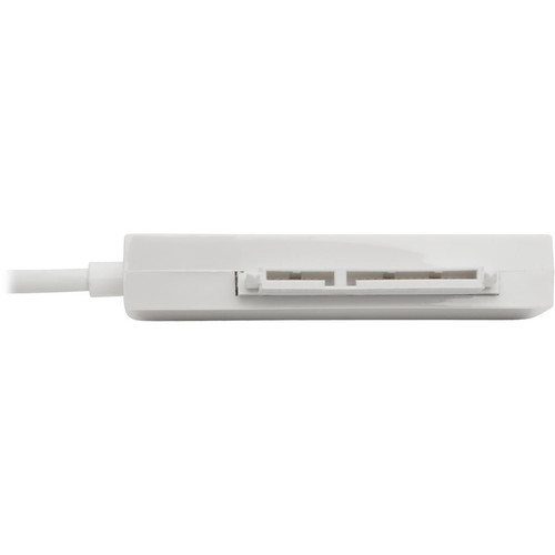 Tripp Lite series U338-06N-SATA-W USB 3.0 SuperSpeed to SATA III Adapter Cable, White - SATA/USB Data Transfer Cable for Hard Drive, - (U338-06N-SATA-W)
