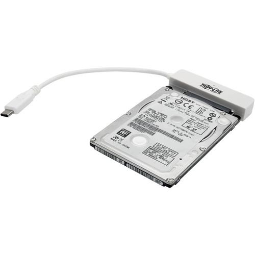 Tripp Lite series U438-06N-G2-W USB 3.1 Gen 2 to SATA III Adapter Cable, White - 6" (152.40 mm) SATA/USB Data Transfer Cable for Hard (U438-06N-G2-W)