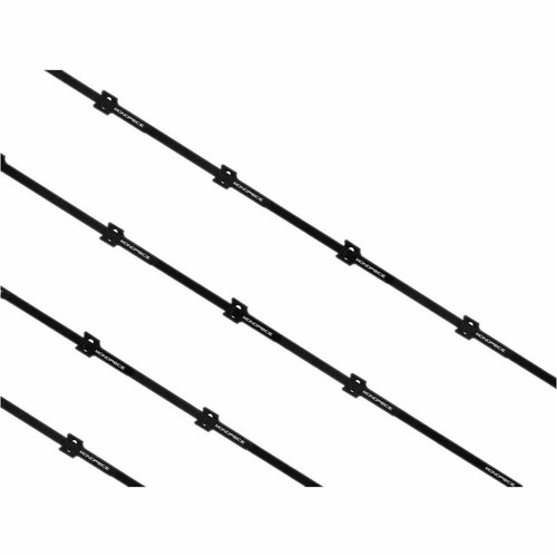 Monoprice Hook and Loop Fastening Cable Ties, 6in, 50 pcs/pack, Black - Cable Tie - Black - 6" (152.40 mm) Length - 50 Piece (6457)
