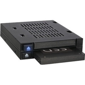 Icy Dock FlexiDOCK MB522SP-B Drive Enclosure for 3.5" - Serial ATA/600 Host Interface Internal - Black - 2 x Total Bay - 2 x 2.5" Bay (Fleet Network)