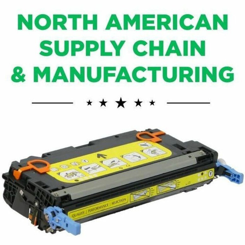 Compatible CIG Remanufactured Yellow Laser Toner Cartridge With Canon 111 And HP High Yield Q7582A Each 6000 Pages 200133P