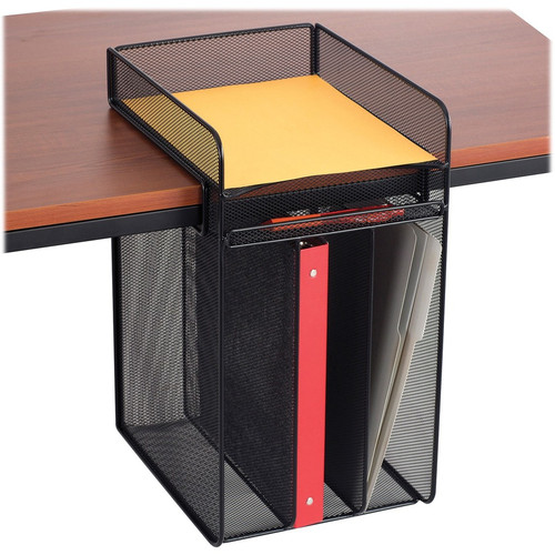 Safco Onyx Vertical Hanging Storage - 17.1" (434.98 mm) Height x 10.3" (260.35 mm) Width x 12" (304.80 mm) Depth - Scratch Resistant - (Fleet Network)