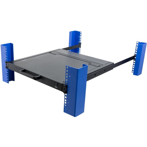 Rack Solutions 1U Sliding KVM with Keyboard, Trackpad and 17in Monitor (1 KVM Port) - 17" LED - 1280 x 1024 - Keyboard - TouchPad - V (185-5286)