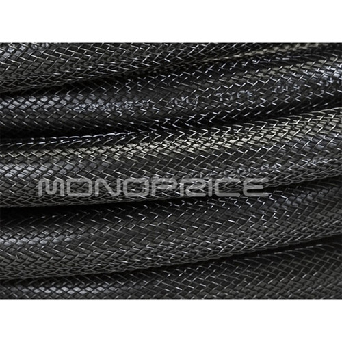 Monoprice 10ft 24AWG CL2 High Speed HDMI to DVI Adapter Cable w / Net Jacket - Black - 10 ft (3.05 m) DVI/HDMI Video Cable for PC, - 1 (2284)