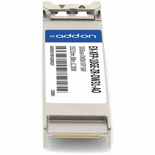 AddOn EX-XFP-10GE-ZR-DW31-AO Compatible XFP Transceiver - 10GBase-DWDM - 1552. 52nm - 80km - LC - Singlemode - DOM - TAA
