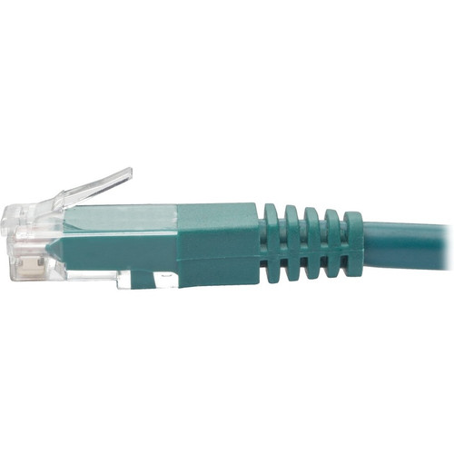 Tripp Lite series Cat6 Gigabit Molded Patch Cable (RJ45 M/M), Green, 15 ft - 15 ft (4.57 m) Category 6 Network Cable for Network - 1 x (N200-015-GN)