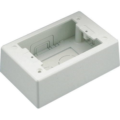Panduit JBP1WH Mounting Box - 1-gang - White - Polyvinyl Chloride (PVC) - 1 (Fleet Network)
