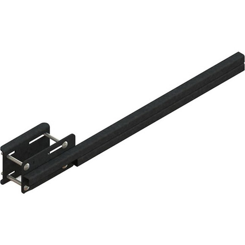 Gamber-Johnson Mounting Bar for Vehicle Mount Computer - Black Powder Coat - Black Powder Coat (Fleet Network)
