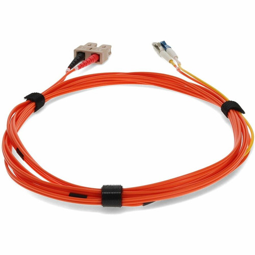 AddOn 4m SC (Male) Orange OM2 to LC (Male) Yellow OS2 Duplex OFNR Mode Conditioning Cable - 13.1 ft (4 m) Fiber Optic Network Cable - (ADD-MODE-SCLC5-4)