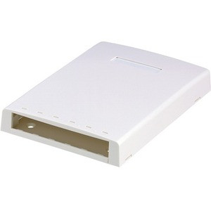 Panduit CBXF6WH-AY Mounting Box - 6 x Total Number of Socket(s) - White - Acrylonitrile Butadiene Styrene (ABS) - 1 (Fleet Network)
