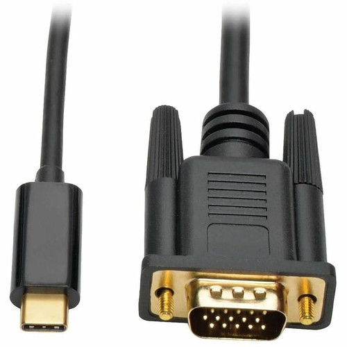 Tripp Lite series USB C to VGA Adapter Cable (M/M), 1920 x 1200 (1080p), 6 ft - 6 ft (1.83 m) USB/VGA Video Cable for Smartphone, TV - (Fleet Network)