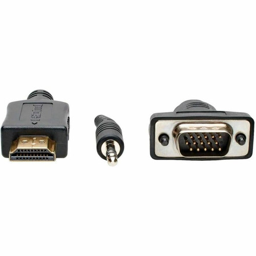 Tripp Lite series P566-003-VGA-A HDMI/VGA Audio/Video Cable - 3 ft (0.91 m) HDMI/Mini-phone/VGA A/V Cable for Monitor, Projector, TV, (P566-003-VGA-A)