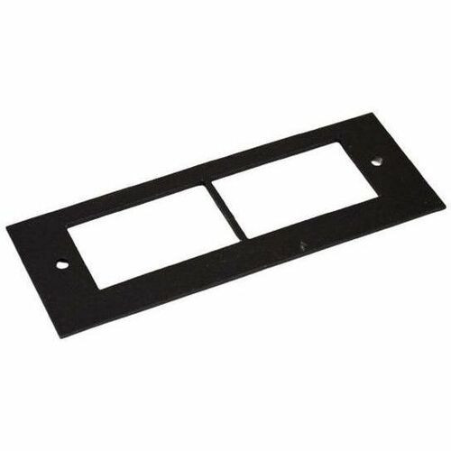 Wiremold OFR Overfloor Cable Raceway Communications Device Plate  - Black - Steel (Fleet Network)