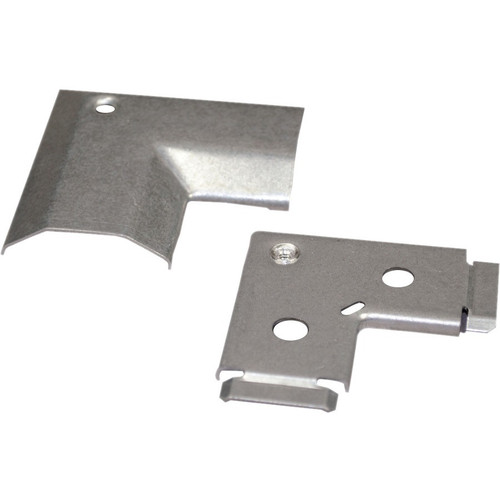 Wiremold 1500 Series Overfloor Raceway 90 Degree Flat Elbow - Elbow - Gray - Galvanized Steel (Fleet Network)