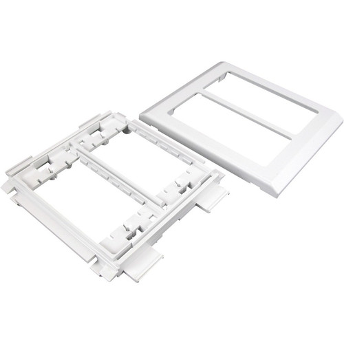 Wiremold 5450WH Mounting Bracket for Cable Raceway - White - Polyvinyl Chloride (PVC) (Fleet Network)