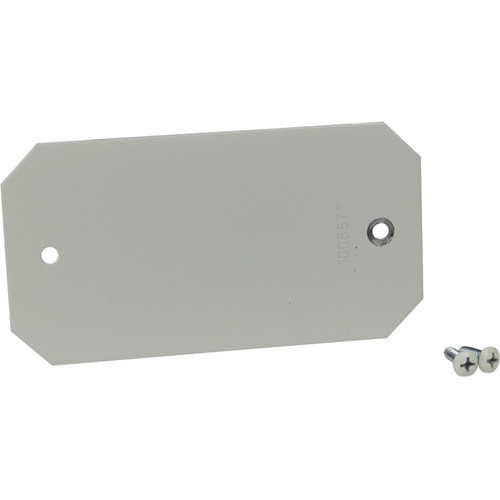 Wiremold Evolution 8AT Series Blank Device Plate - 1-gang - White (Fleet Network)