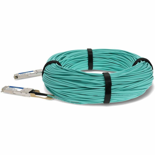 AddOn 100FRRF0500-AO QSFP28100GBase-AOC Active Optical Cable - 850nm Multimode - 50m - Omni-Path Architecture - TAA Compliant