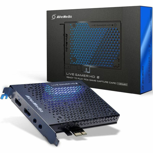 AVerMedia Live Gamer HD 2 - Functions: Video Game Capturing, Video Game Recording, Video Streaming - PCI Express 2.0 x1 - 1920 x 1080 (GC570)