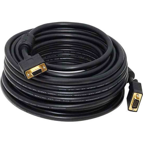 Monoprice Super VGA Video Cable - 50 ft VGA Video Cable for Monitor, Video Device - First End: 1 x 15-pin HD-15 - Male - Second End: 1 (Fleet Network)