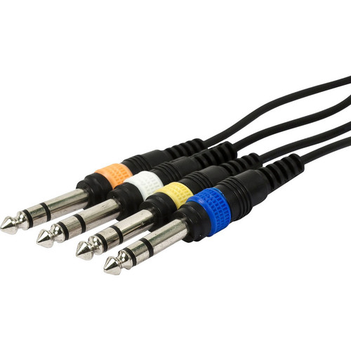 Monoprice 10ft 4-Channel TRS Male to XLR Female Snake Cable - 10 ft (3.05 m) 6.35mm/XLR Audio Cable for Audio Device - First End: 1 x (8761)