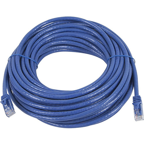 Monoprice FLEXboot Series Cat5e 24AWG UTP Ethernet Network Patch Cable, 50ft Blue - 50 ft Category 5e Network Cable for Network Device (Fleet Network)