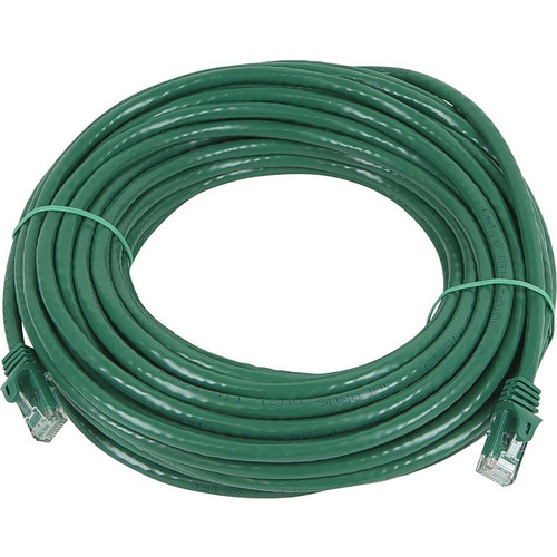 Monoprice FLEXboot Series Cat5e 24AWG UTP Ethernet Network Patch Cable, 50ft Green - 50 ft Category 5e Network Cable for Network - 1 x (Fleet Network)