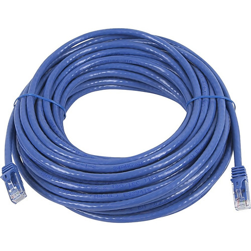 Monoprice FLEXboot Series Cat5e 24AWG UTP Ethernet Network Patch Cable, 75ft Blue - 75 ft Category 5e Network Cable for Network Device (Fleet Network)