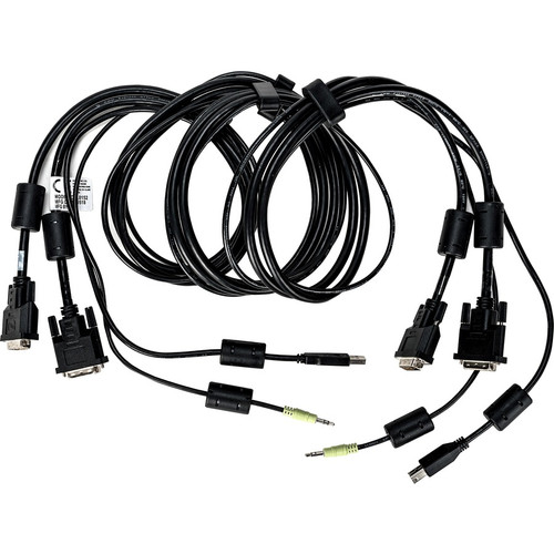 VERTIV KVM Cable - 6 ft (1.83 m) KVM Cable for KVM Switch, Audio Device, Workstation - First End: 2 x DVI-D (Dual-Link) Digital Video (CBL0152)