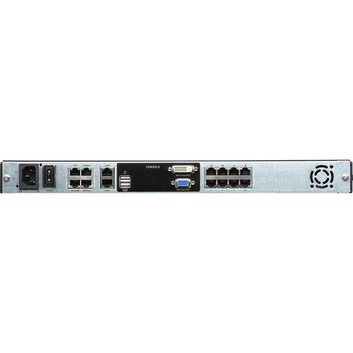 ATEN KL1108VN Cat 5 Dual Rail LCD KVM Over IP Switch With a Rack Mount Kit - 8 Computer(s) - 19" (482.60 mm) LCD - WUXGA - 1920 x 1200 (KL1108VN)