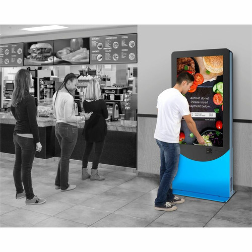 Peerless-AV&reg; Portrait Kiosks, Single Sided - 55" (1397 mm) - 125 lb (56699.05 g) Supported - Portrait - Floor Fixed/Freestanding - (KIPC2555)
