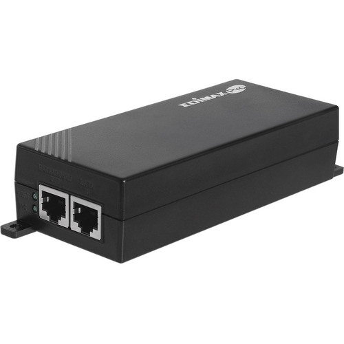 Edimax IEEE 802.3at Gigabit PoE+ Injector - 1 x 10/100/1000Base-T Input Port(s) - 1 x 10/100/1000Base-T Output Port(s) - 30 W - (Fleet Network)