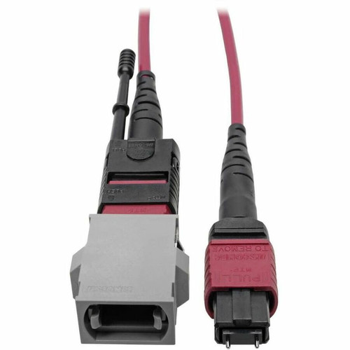 Tripp Lite series N846-08N-A2B Fiber Optic Duplex Patch Network Cable - 8" (203.20 mm) Fiber Optic Network Cable for Network Device - (N846-08N-A2B)