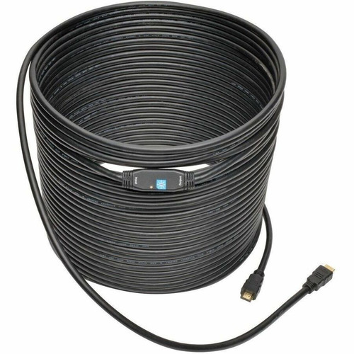 Tripp Lite series P568-100-ACT HDMI A/V Cable - 100 ft (30.48 m) HDMI A/V Cable for Computer, Cable Box, Blu-ray Player, Monitor, TV, (P568-100-ACT)