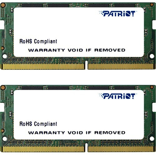 Patriot Memory Signature Line 32GB (2 x 16GB) DDR4 PC4-19200(2400Hz) CL17 SODIMM Kit - 32 GB (2 x 16GB) - DDR4-2400/PC4-19200 DDR4 - - (Fleet Network)