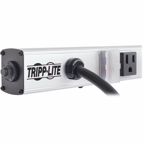 Tripp Lite Vertical Power Strip 8 Right-Angle Outlets 24 Inch 15 Ft Cord NEMA 5-15P Outlet 5-15R In X PS2408RA