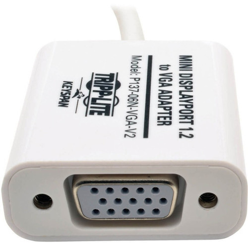 Tripp_Lite_6in_Mini_DisplayPort_to_VGA_Adapter_Active_Converter_mDP_to_VGA_MF_DPort_12_6_-_6_DisplayPortVGA_AV_Cable_for_-_First_P137-06N-VGA-V2