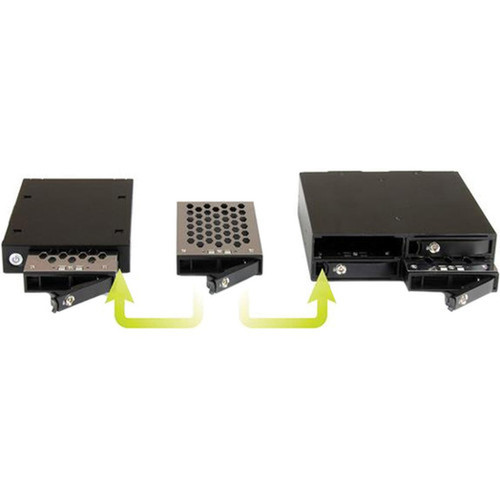 StarTechcom_4-Bay_Mobile_Rack_Backplane_for_25in_SATASAS_Drives_-_4_x_HDD_Supported_-_4_x_SSD_Supported_-_4_x_25_Bay_-_Aluminum_SATSASBP425