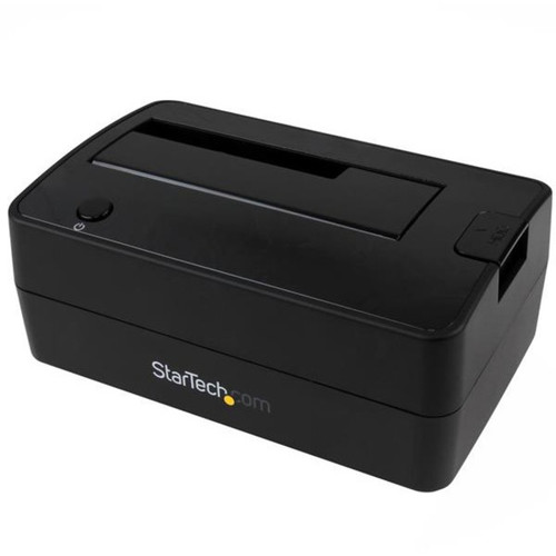 StarTech.com USB 3.1 (10Gbps) Single-Bay Dock for 2.5"/3.5" SATA SSD/HDDs with UASP - 1 x 2.5"/3.5" Bay - Plastic (Fleet Network)