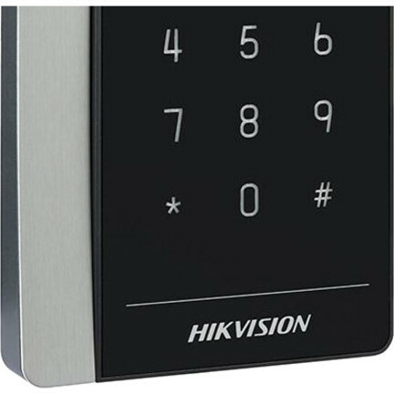 Hikvision DS-K1102MK Card Reader/Keypad Access Device - Proximity & Key Code - Serial & Wiegand - 12V DC