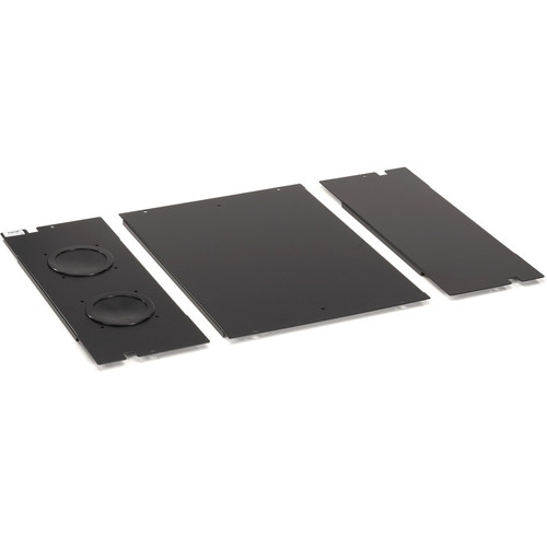 Black Box Bottom Panel for 24"W x 40"D Select or Select Plus Cabinet - Steel - Black - 1 - 1" (25.40 mm) Height x 17" (431.80 mm) x (Fleet Network)