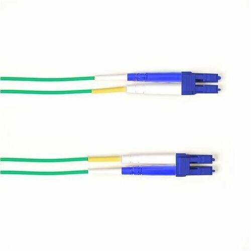 Black Box Fiber Optic Duplex Patch Network Cable - 65.6 ft Fiber Optic Network Cable for Network Device - First End: 2 x LC Network - (Fleet Network)