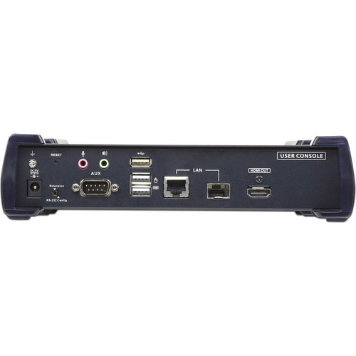 Aten KE8950R 4K HDMI KVM over IP Receiver - Single Computer - 3840 x 2160 - 2x RJ-45 - 4x USB - Rack-Mountable