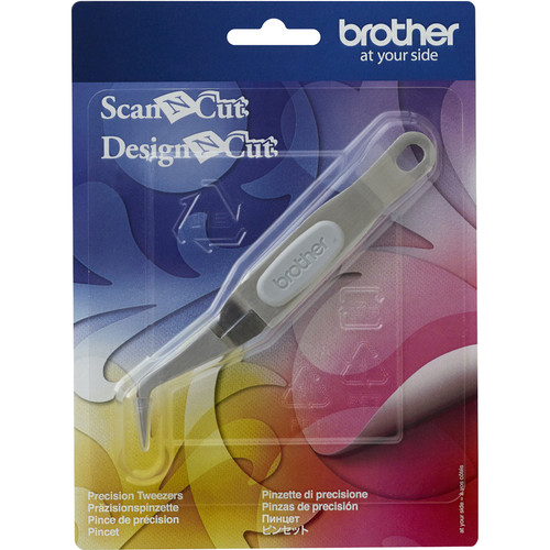 Brother ScanNCut Tweezers - Stainless Steel - Durable, Reversible, Comfortable Grip (CATWZ1)