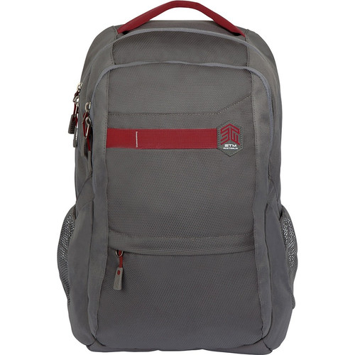 STM Goods Trilogy Carrying Case (Backpack) for 15" Notebook - Granite Gray - Impact Resistant Interior, Moisture Resistant Exterior, - (Fleet Network)