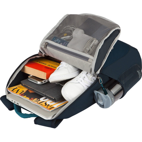 STM Goods SAGA Carrying Case (Backpack) for 15" Notebook - Dark Navy - Impact Resistant Interior, Moisture Resistant Exterior, Water - (Fleet Network)