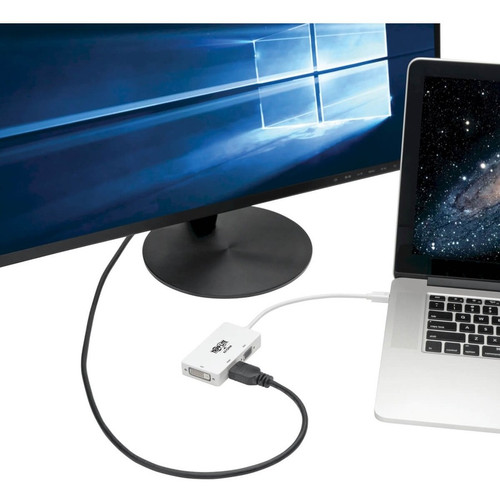 Tripp Lite series Keyspan P137-06N-HDVW DVI/HDMI/Mini DisplayPort/VGA Audio/Video Cable - 6" (152.40 mm) DVI/HDMI/Mini DisplayPort/VGA (P137-06N-HDVW)